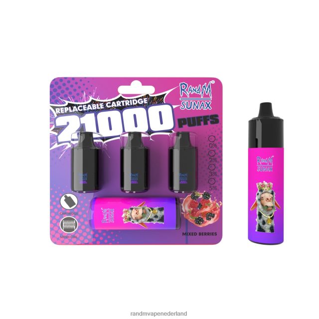 RandM Vape Netherlands - RandM Sunax 21000 vervangbaar vape-apparaat voor luchtstroomregeling 1 st V8J408273 suikerspin
