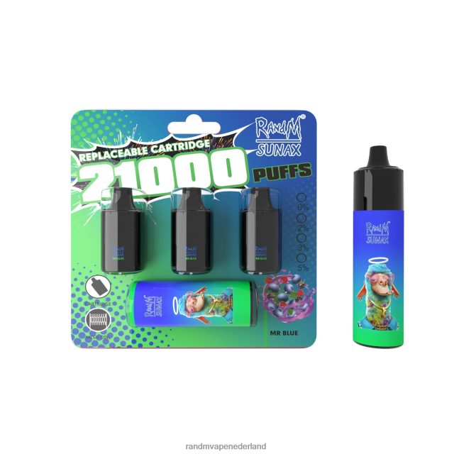 RandM Vape Prijs - RandM Sunax 21000 vervangbaar vape-apparaat voor luchtstroomregeling 1 st V8J408270 gemixte bessen