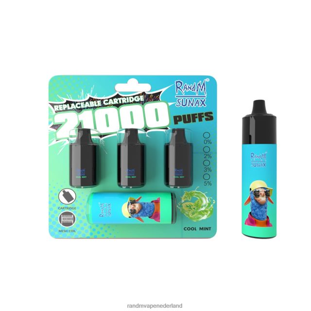 Tornado Vape Kopen Nederland - RandM Sunax 21000 vervangbaar vape-apparaat voor luchtstroomregeling 1 st V8J408265 frisse munt