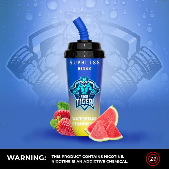 RandM Vape Netherlands - RandM Supbliss Bingo 8000 vape pod-apparaat 1 st V8J408263 perzik-mango
