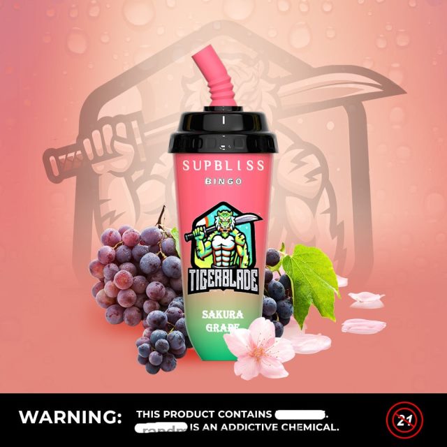 RandM Vape Netherlands - RandM Supbliss Bingo 8000 vape pod-apparaat 1 st V8J408263 perzik-mango