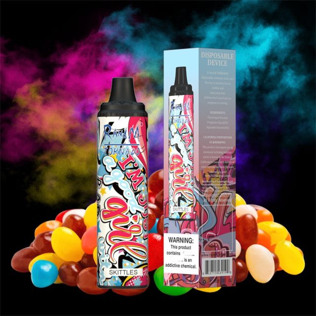 RandM Vape Nederland Kopen - RandM Tornado 6000 luchtstroomregeling vape pod-apparaat 1 st V8J408294 kegelen