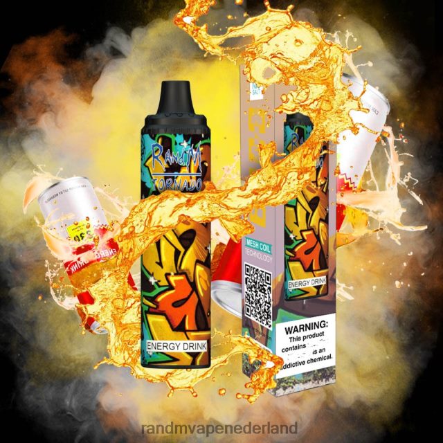 RandM Vapes Kopen - RandM Tornado 6000 luchtstroomregeling vape pod-apparaat 1 st V8J408292 aardbei watermeloen