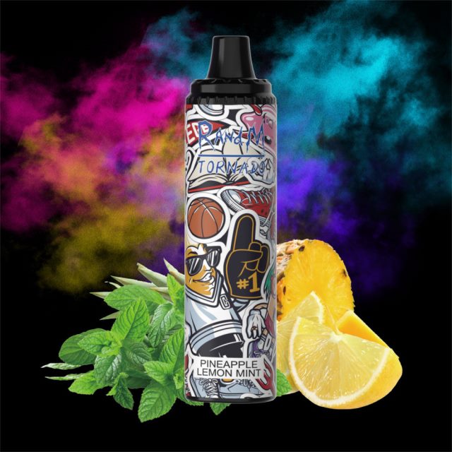 RandM Vapes Kopen - RandM Tornado 6000 luchtstroomregeling vape pod-apparaat 1 st V8J408292 aardbei watermeloen