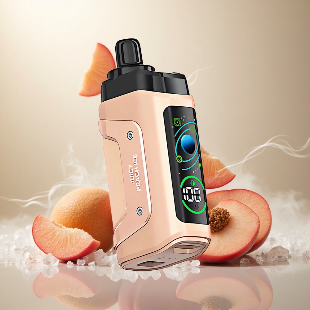 Razz Bar 45000 Puffs Wegwerp Vape Juicy Peach IJs Met Aanpasbare Luchtstroom en Type-C Oplaadbaar