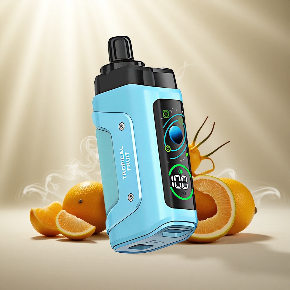 Razz Bar 45000 Puffs Wegwerp Vape Tropisch Fruit & Bes Met Aanpasbare Luchtstroom en Type-C Oplaadbaar