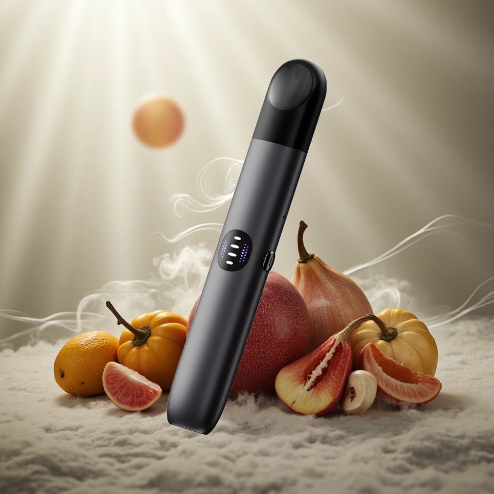 RELX Infinity 2 600-650 Puffs Donkerasteroïde Apparaat Metalen Afwerking