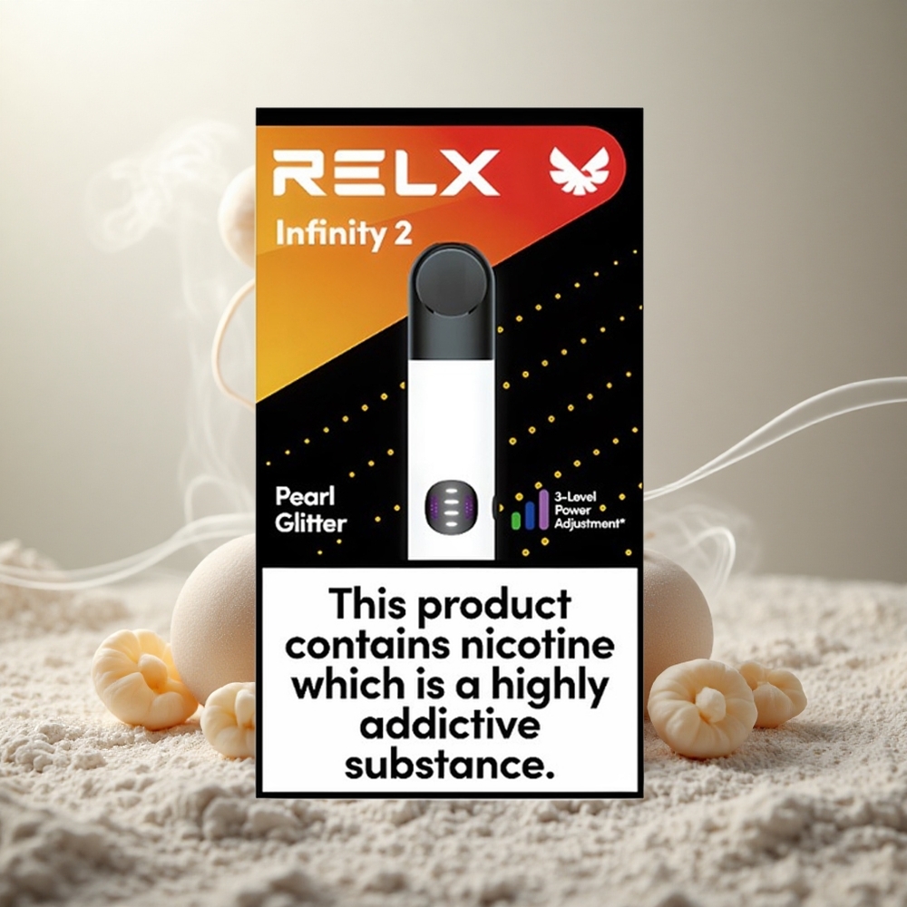 RELX Infinity 2 650 Puffs Parelpoeder Vape Device met 1,9 ml Pod Capaciteit