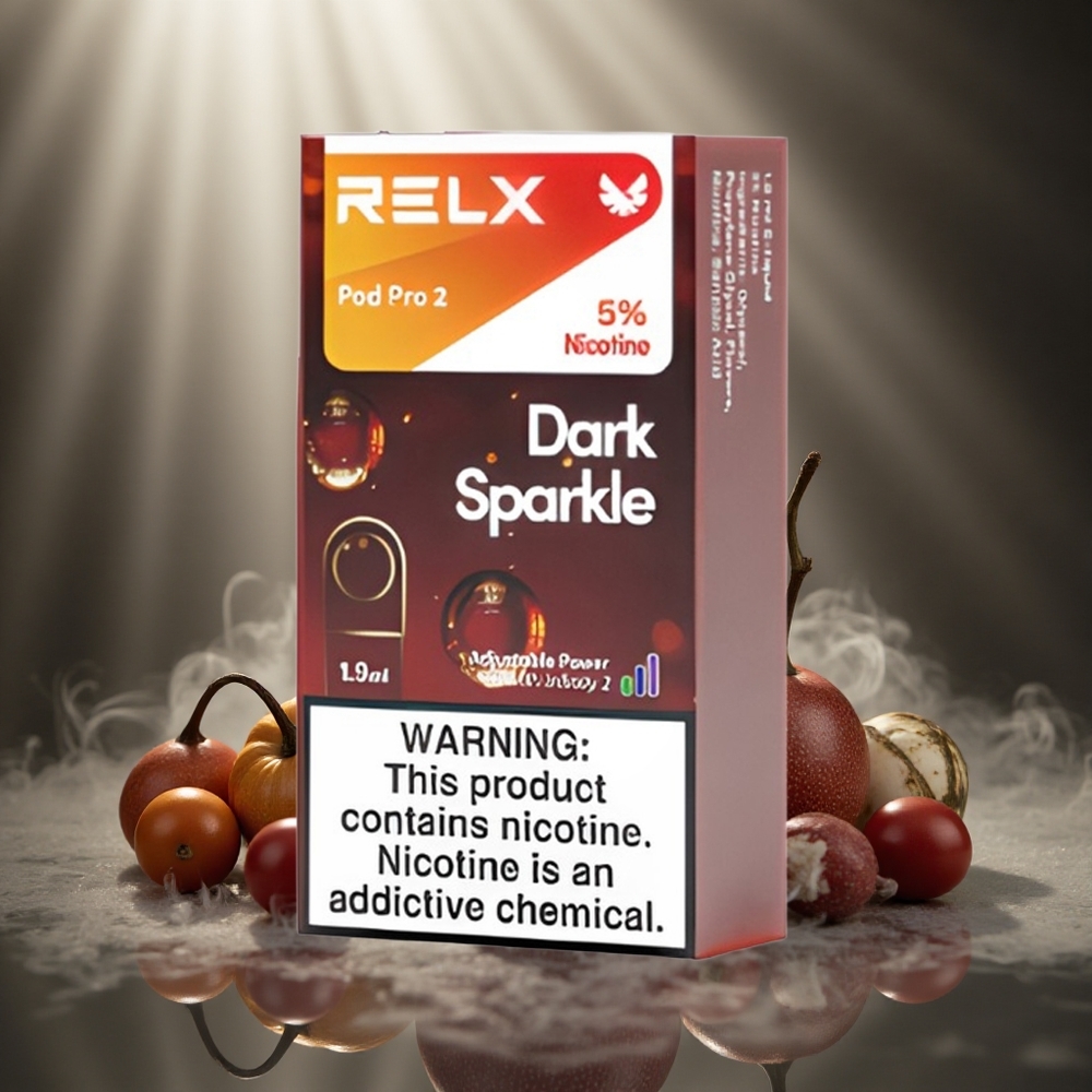 RELX Pod Pro 2 600 Puffs Donkere Glinster 1,9ml Vloeistof 5% Nicotine