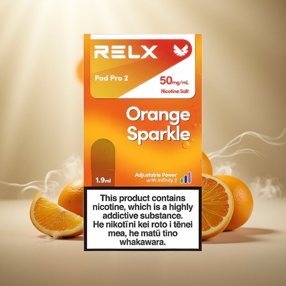 RELX Pod Pro 2 600 Puffs Oranje Glans Nicotinegehalte: 5% Vloeistofcapaciteit: 1.9ml