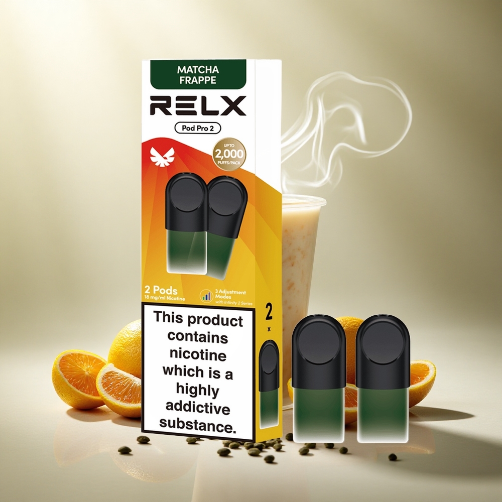 RELX Pod Pro 2 600 Puffs Thee-Matcha Frappe 1,9ml Vloeistof 3