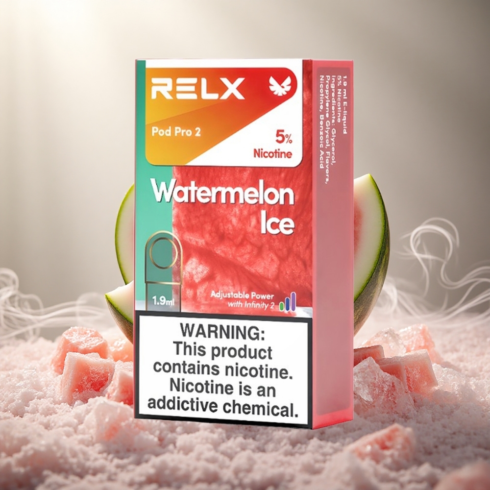 RELX Pod Pro 2 600 Puffs Watermeloen IJs Nicotinegehalte: 5%