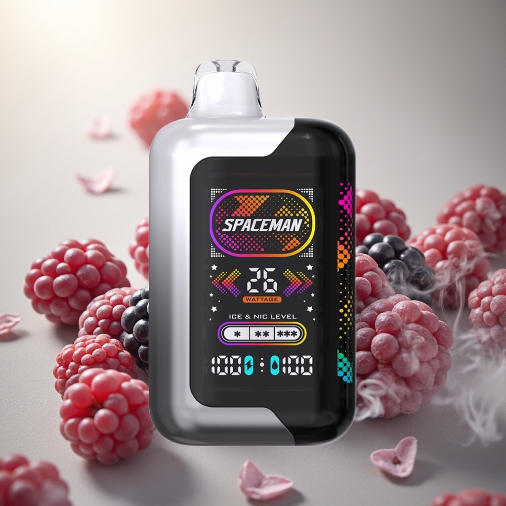 SMOK SPACEMAN SP40000 Wegwerp Vape Braambes Framboos met 40000 Puffs en 20ml Vloeistofcapaciteit