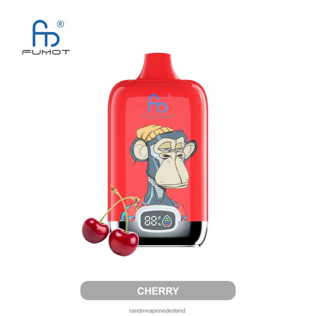 RandM Vapes Kopen - Fumot Original RandM Digital Box 12000 batterij en vloeistofdisplay vape-apparaat V8J40812 mango op ijs