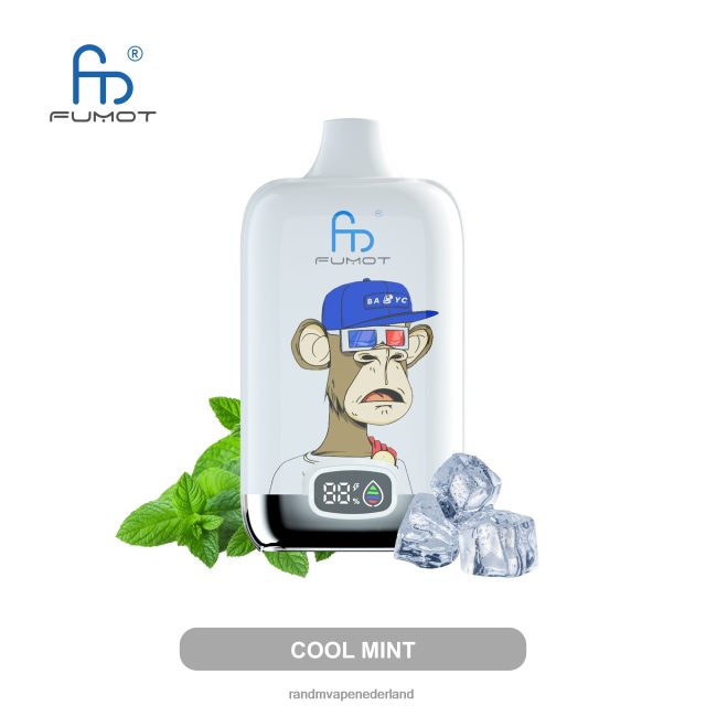 Tornado Vape Amsterdam - Fumot Original RandM Digital Box 12000 batterij en vloeistofdisplay vape-apparaat V8J4088 kers