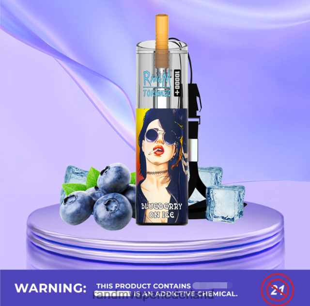 Tornado Vape Kopen Nederland - RandM Tornado 10000 plus luchtstroomregeling vape-apparaat 1 st V8J40885 perzik-mango