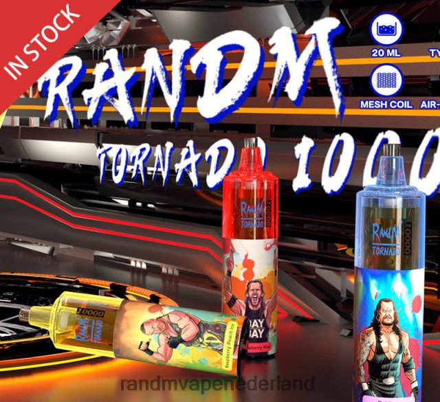 RandM Vape Netherlands - RandM Tornado 10000 luchtstroomregeling vape-apparaat 1 st V8J408103 bosbessen kers