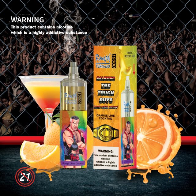 RandM Vape Netherlands - RandM Tornado 10000 luchtstroomregeling vape-apparaat 1 st V8J408103 bosbessen kers