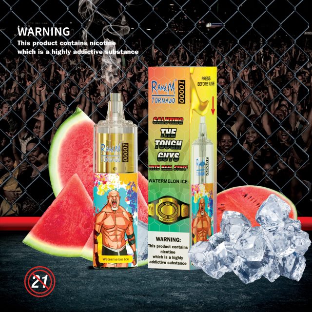 RandM Vape Netherlands - RandM Tornado 10000 luchtstroomregeling vape-apparaat 1 st V8J408103 bosbessen kers