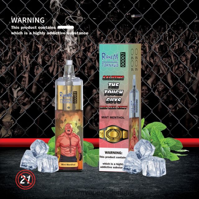 RandM Vape Prijs - RandM Tornado 10000 luchtstroomregeling vape-apparaat 1 st V8J408110 muntmenthol