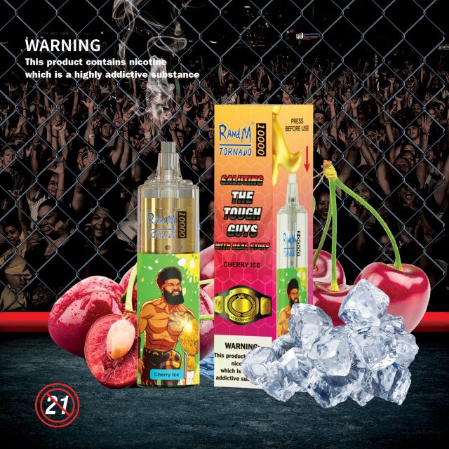 RandM Vape Prijs - RandM Tornado 10000 luchtstroomregeling vape-apparaat 1 st V8J408110 muntmenthol