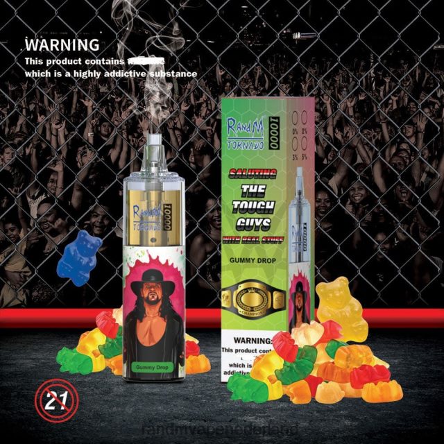 Tornado Vape Smaken - RandM Tornado 10000 luchtstroomregeling vape-apparaat 1 st V8J408106 gomachtige druppel