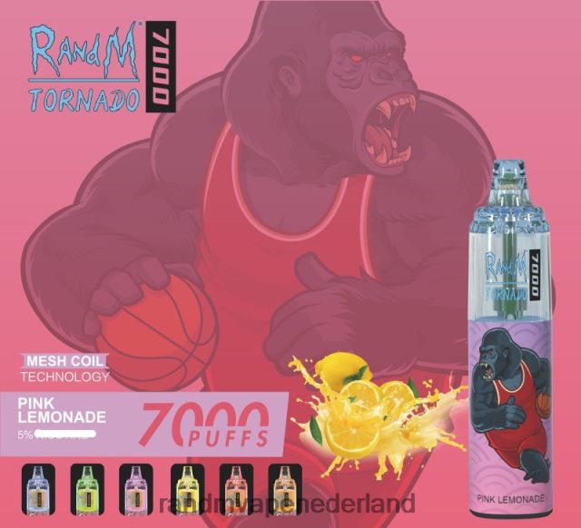 RandM Vape Prijs - RandM Tornado 7000 vape-apparaat met luchtstroomregeling 1 st V8J408170 mango op ijs