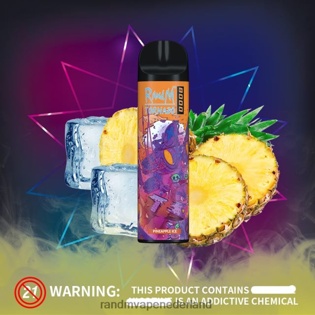 RandM Vape Prijs - RandM Tornado 8000 vape-apparaat met luchtstroomregeling 1 st V8J408240 zure appel