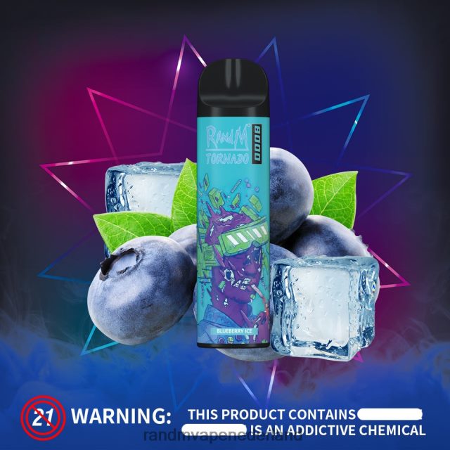 RandM Vape Prijs - RandM Tornado 8000 vape-apparaat met luchtstroomregeling 1 st V8J408240 zure appel