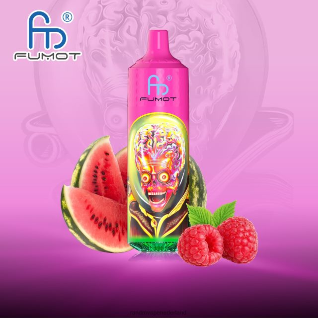 Tornado Vape Smaken - Fumot RandM Tornado 9000 pro vape-apparaat met batterij en ejuice-display versie 1 V8J408196 frambozen watermeloen