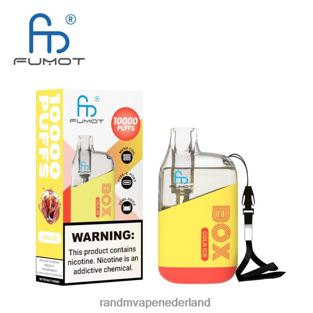 RandM Vape Prijs - Fumot Original RandM Tornado Box 10000 luchtstroomregeling vape-apparaat 1 st V8J408100 cola-ijs