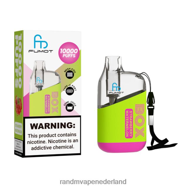 RandM Vape Prijs - Fumot Original RandM Tornado Box 10000 luchtstroomregeling vape-apparaat 1 st V8J40890 perzik-mango