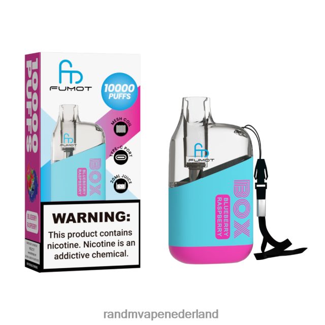 Tornado Vape Kopen Nederland - Fumot Original RandM Tornado Box 10000 luchtstroomregeling vape-apparaat 1 st V8J40895 bosbes framboos